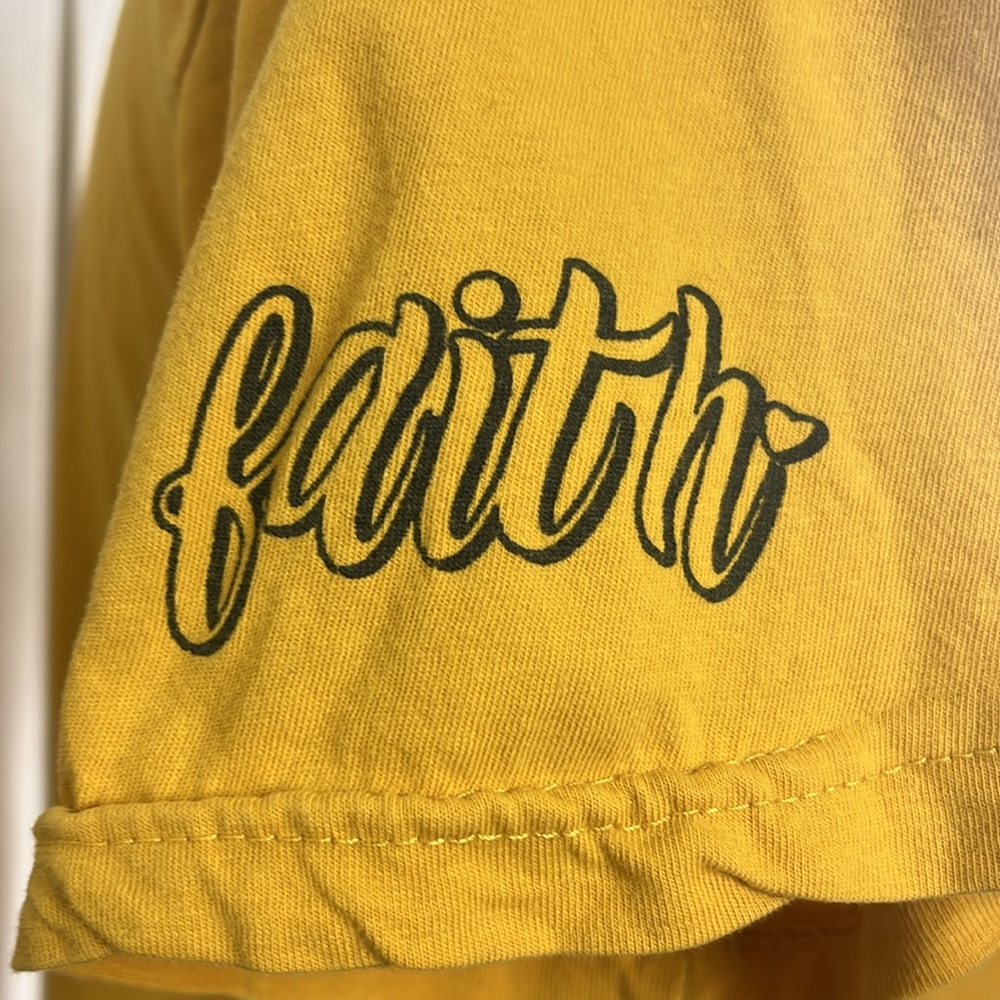 Shredded And Beaded “Faith” Festival Top - Picture 4 of 5